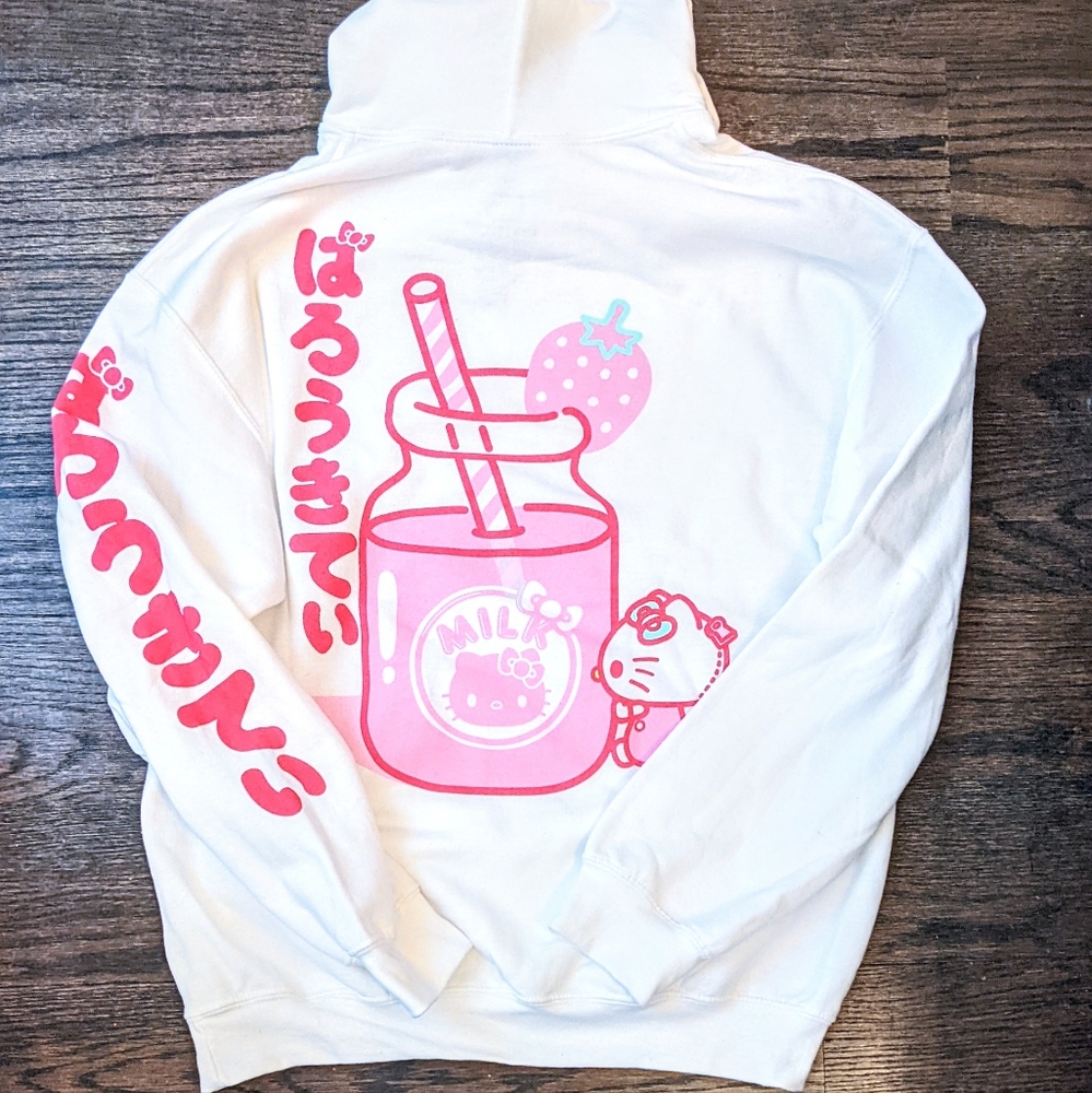 Sanrio White and Pink Hoodie